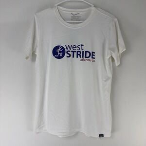 Patagonia Capilene‎ Cool West Stride Atlanta GA White Tech Tee Shirt Men's  Sz M